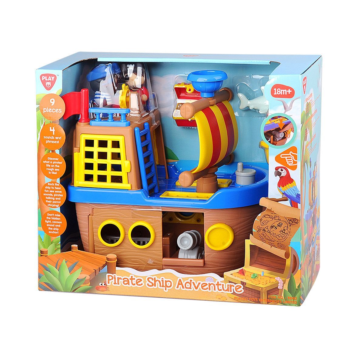 PLAYGO PIRATE BATTERY OPERATED SHIP ADVENTURE - Toyworld Frankston