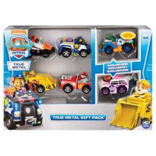 PAW PATROL TRUE METAL CLASSIC GIFT PACK - Toyworld Frankston