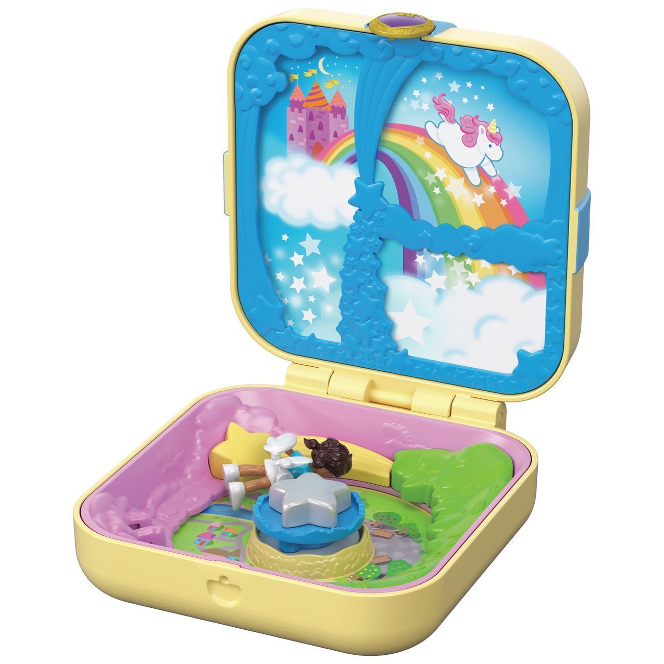 POLLY POCKET HIDDEN HIDEOUTS - UNICORN UTOPIA - Toyworld Frankston