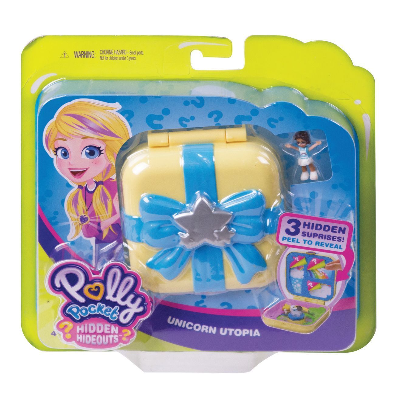 POLLY POCKET HIDDEN HIDEOUTS - UNICORN UTOPIA - Toyworld Frankston