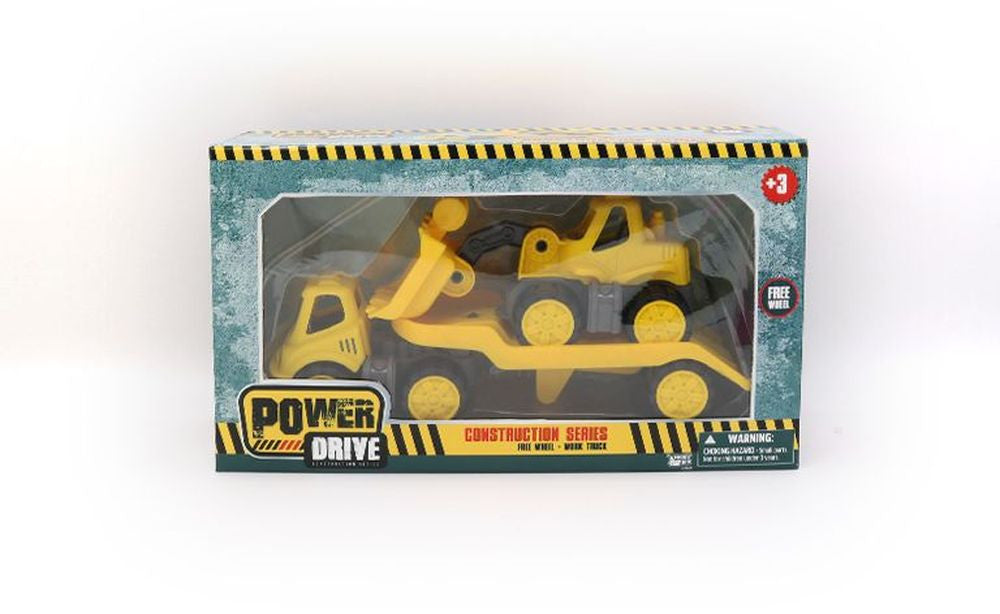 POWERDRIVE EXCAVATOR HAULER SET - Toyworld Frankston