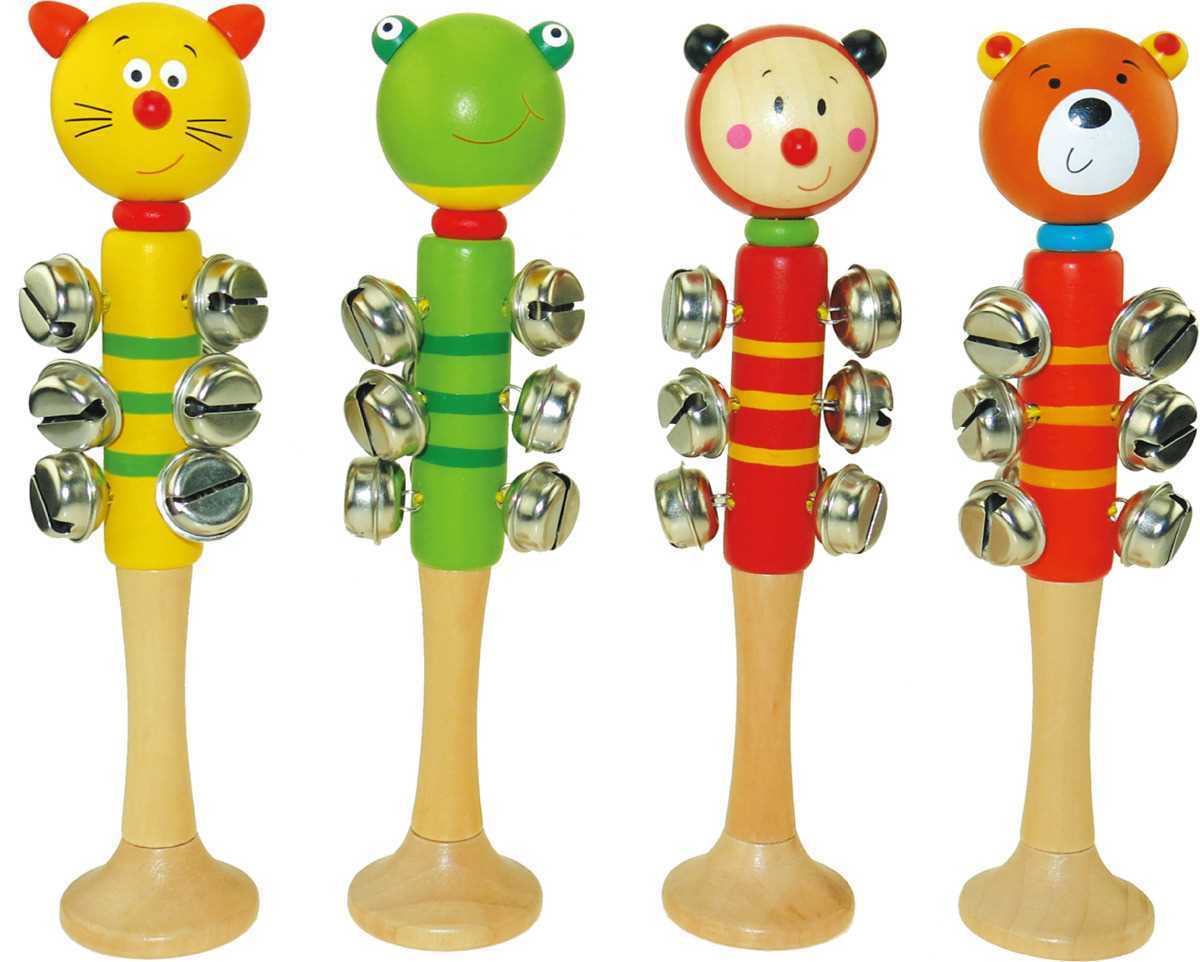 ANIMAL BELL STICK WITH BASE - Toyworld Frankston