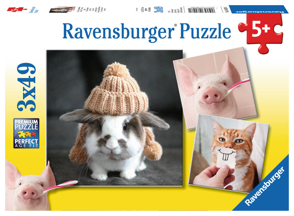 RBURG FUNNY ANIMAL PORTRAITS PUZZLE - Toyworld Frankston