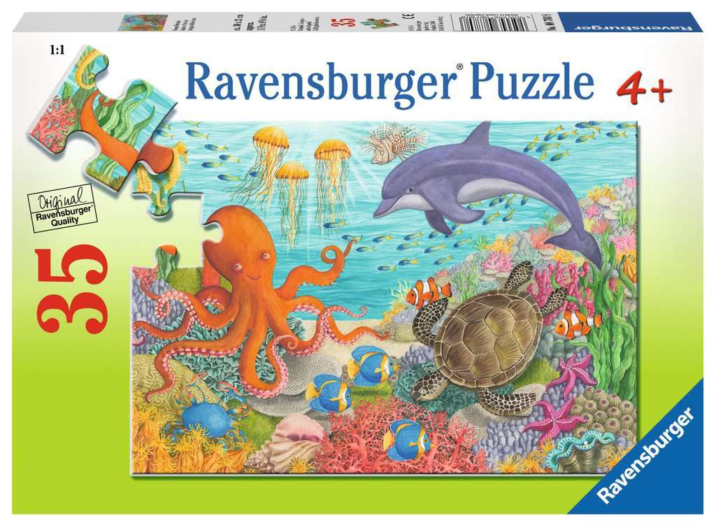 RAVENSBURGER SEA KIDS PUZZLE 35PC - Toyworld Frankston