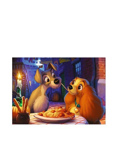 RAVENSBURGER 139729 DISNEY LADY AND TRAMP 1000PC PUZZLE - Toyworld Frankston
