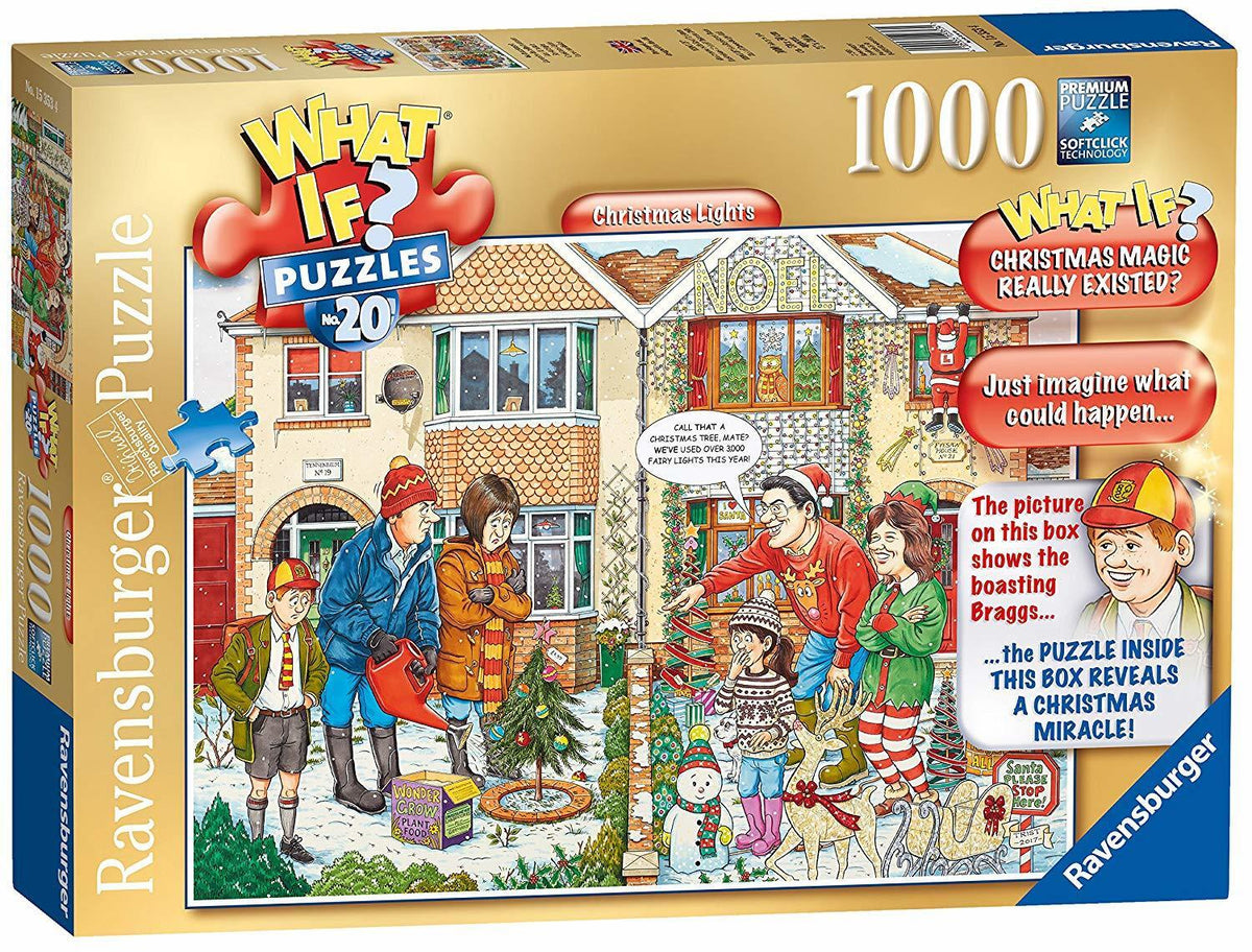 RAVENSBURGER - WHAT IF NO 20 CHRISTMAS LIGHTS 1000PC | RAVENSBURGER | Toyworld Frankston