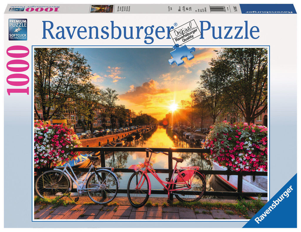 RBURG - BICYCLES IN AMSTERDAM 1000PC PUZZLE - Toyworld Frankston