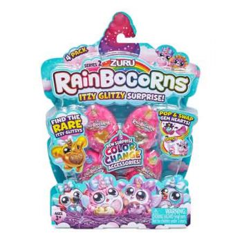RAINBOCORNS ITZY GLITZY SURPRISE 4PK - Toyworld Frankston