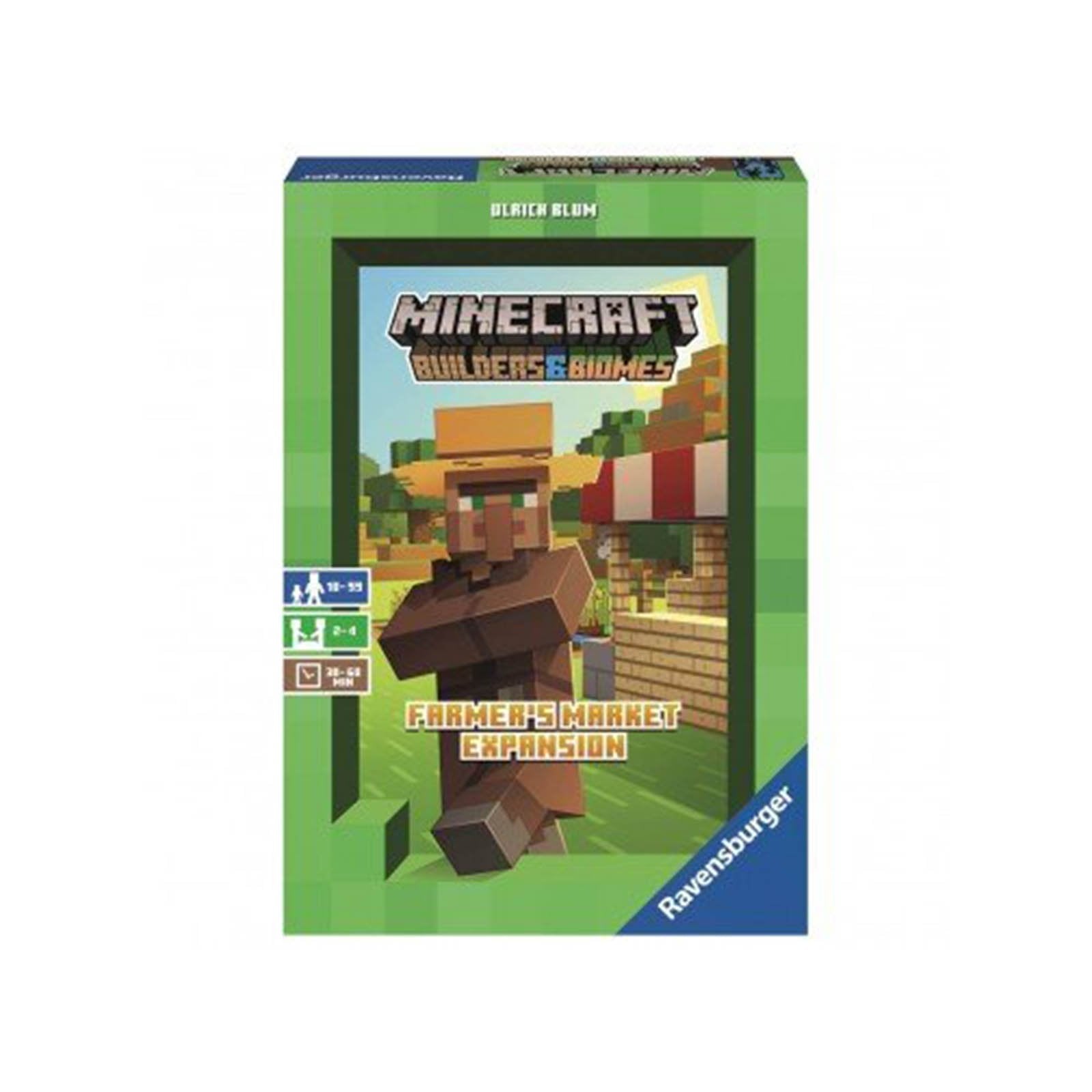 RBURG - MINECRAFT BUILDERS & BIOMES FARMER'S MARKET GAME EXPANSION - Toyworld Frankston