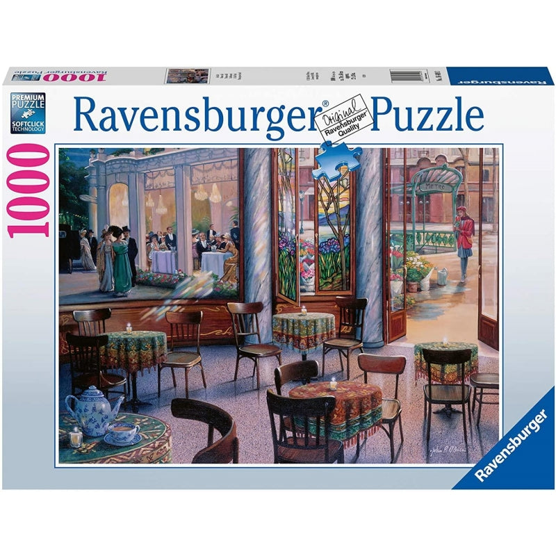 RAVENSBURGER A CAFÉ VISIT 1000PC - Toyworld Frankston