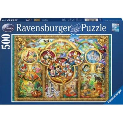 RAVENSBURGER - DISNEY FAMILY PUZZLE 500PC - Toyworld Frankston