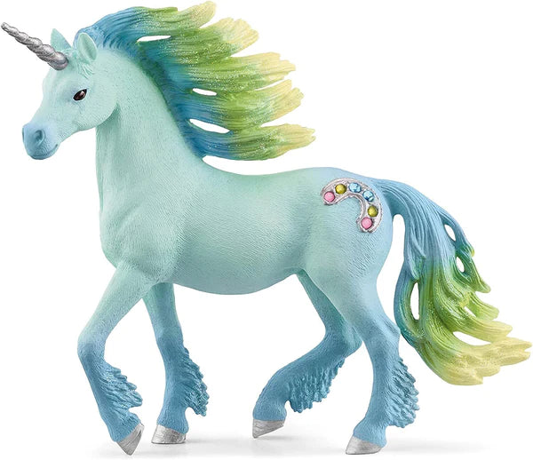 SCHLEICH - MARSHMALLOW UNICORN STALLION - Toyworld Frankston