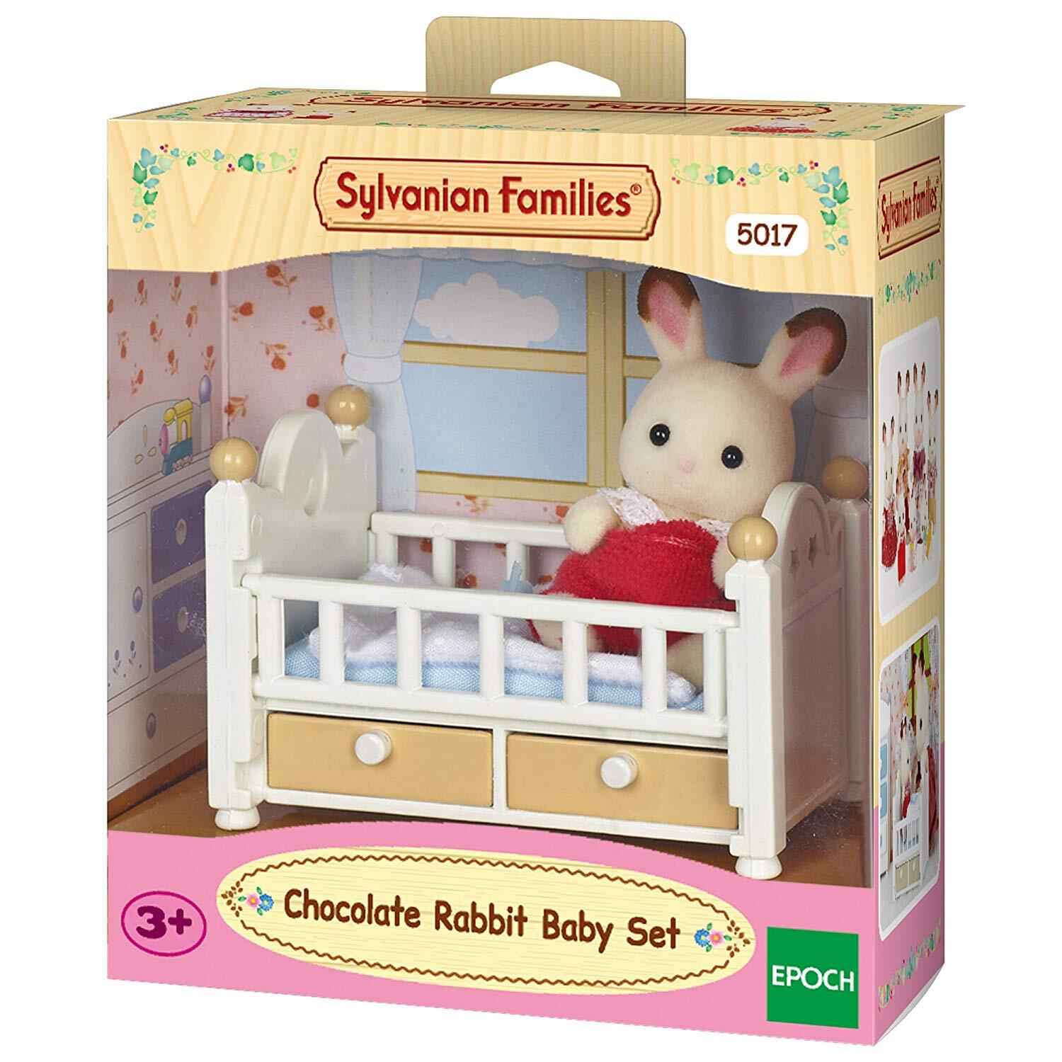 SYLVANIAN FAMILIES - CHOCOLATE RABBIT BABY SET - Toyworld Frankston