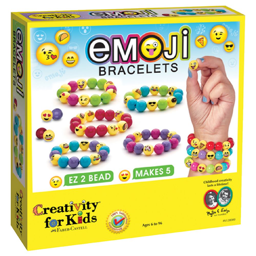 CREATIVITY FOR KIDS EMOJI BRACELETS - Toyworld Frankston