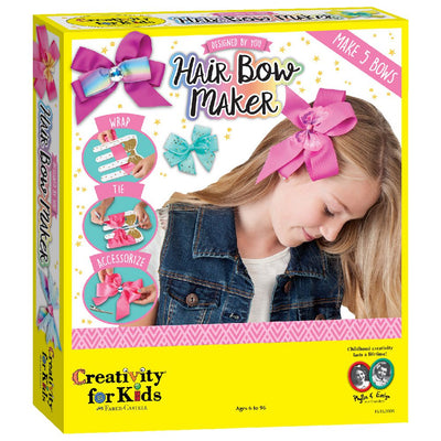CREATIVITY FOR KIDS HAIR BOW MAKER - Toyworld Frankston