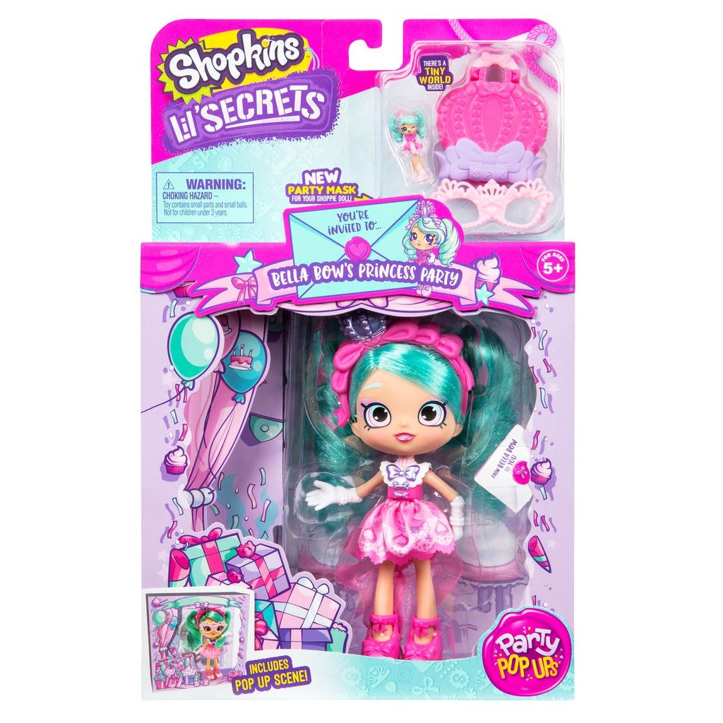 SHOPKINS LITTLE SECRETS - BELLA BOWS PRINCESS PARTY - Toyworld Frankston