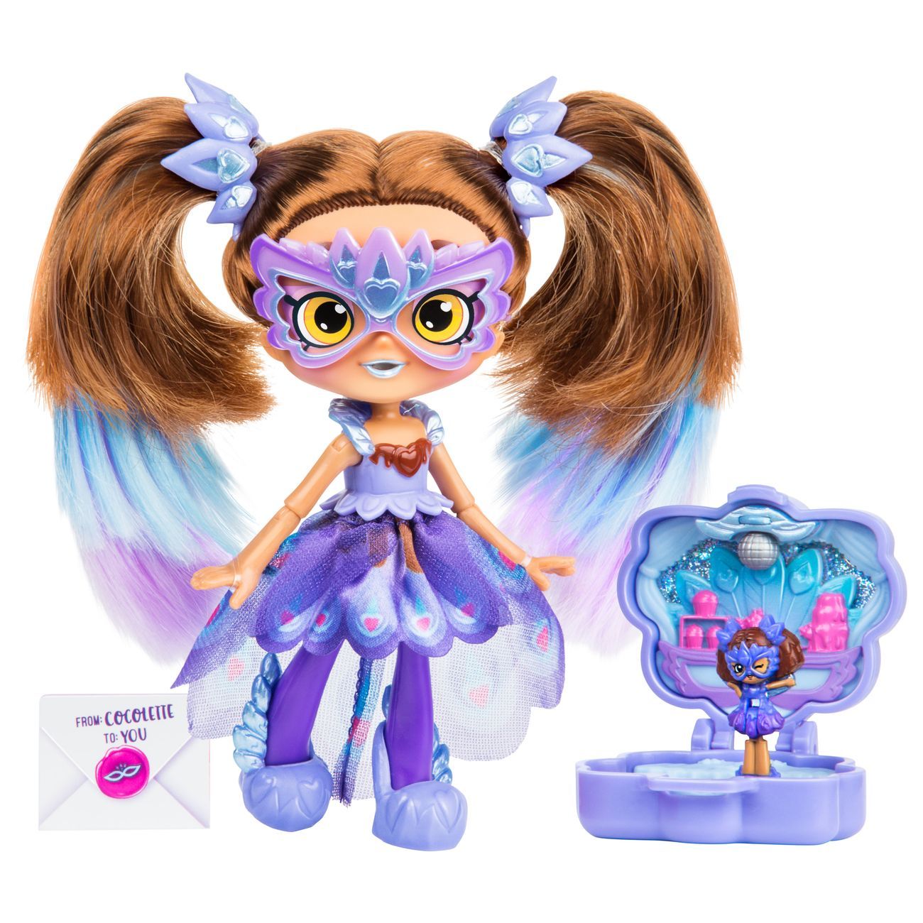 SHOPKINS LITTLE SECRETS - COCOLETTES MASQUERADE DISCO PARTY - Toyworld Frankston