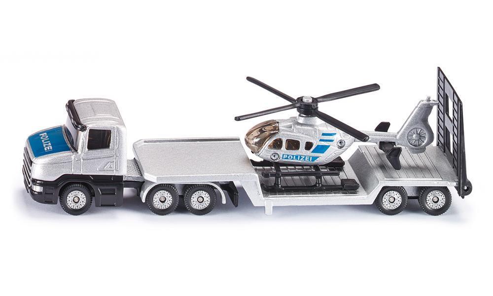 SIKU - LOW LOADER WITH HELICOPTER - Toyworld Frankston