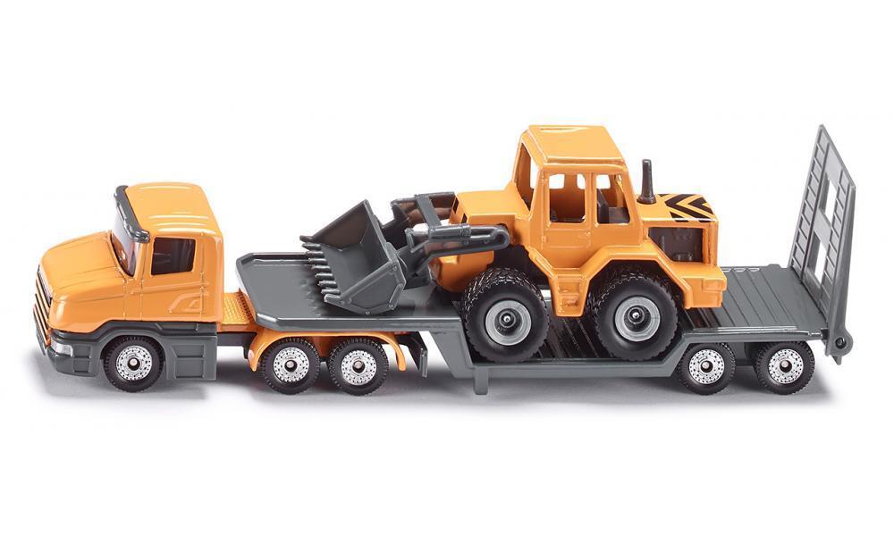 SIKU - LOW LOADER WITH FRONT LOADER - Toyworld Frankston