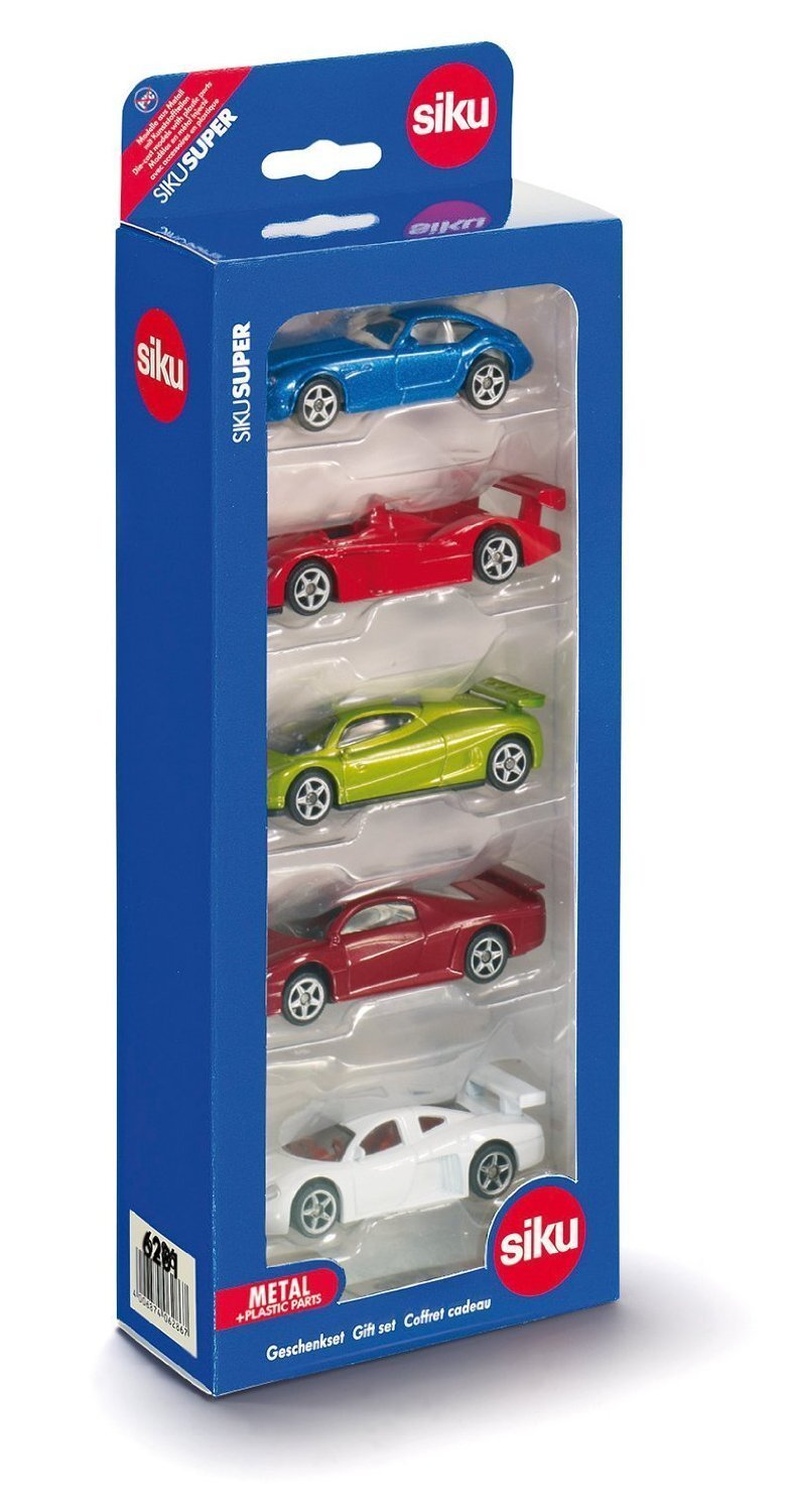 SIKU - 5 PACK SUPER CARS GIFT SET - Toyworld Frankston