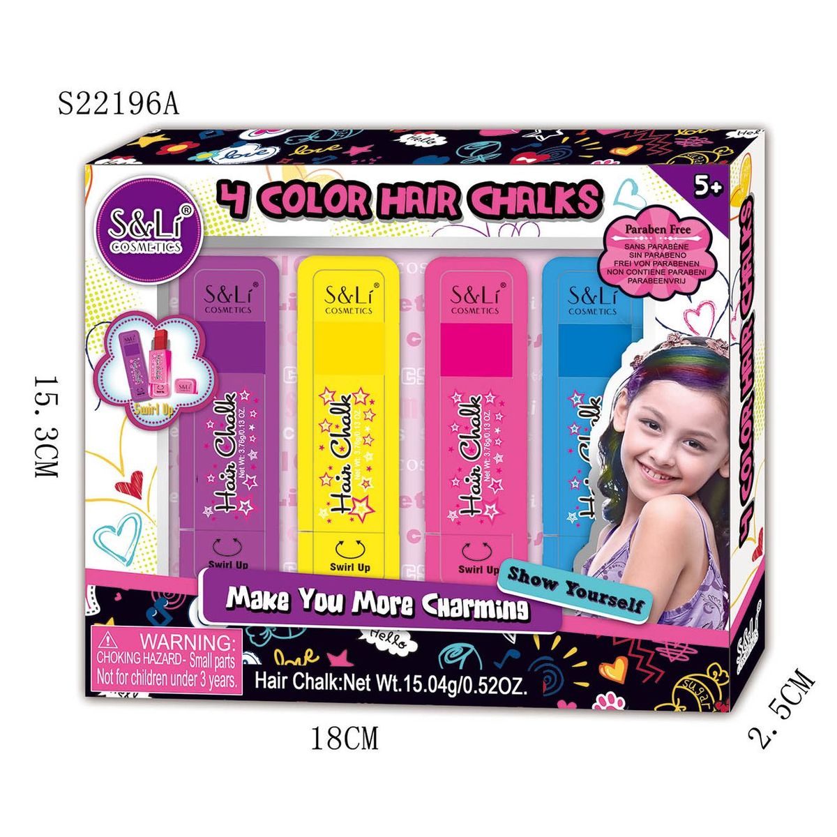 MY BEAUTY HAIR CHALK SET - Toyworld Frankston