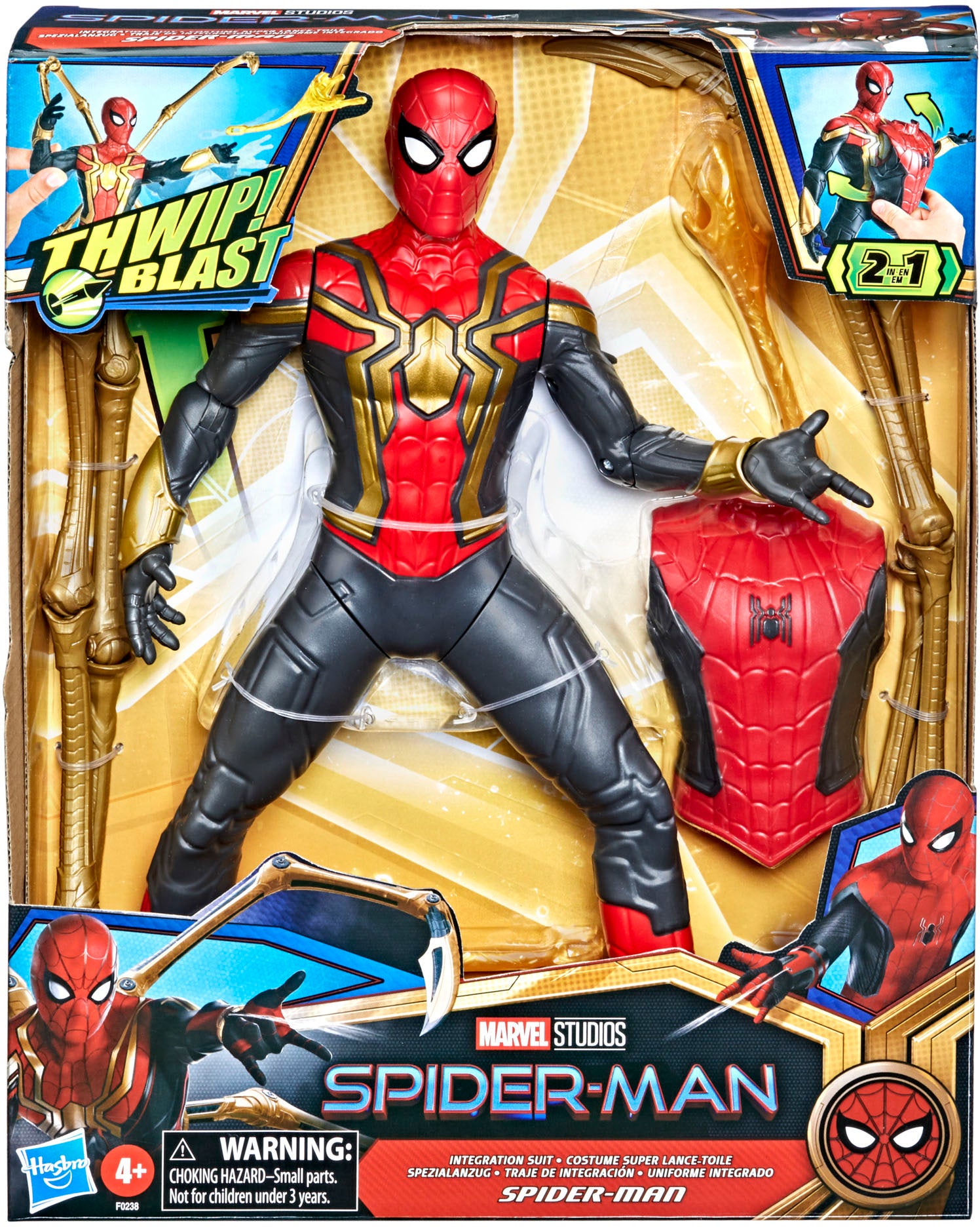 SPIDERMAN NO WAY HOME IRON SPIDER - INTEGRATED SUIT - Toyworld Frankston