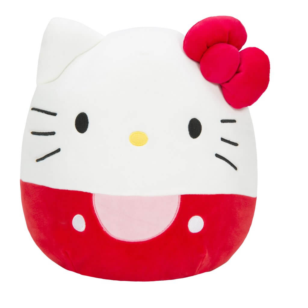 SQUISHMALLOWS 12IN HELLO KITTY RED - Toyworld Frankston