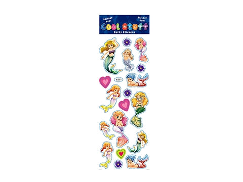 PUFFY STICKERS MERMAIDS - Toyworld Frankston