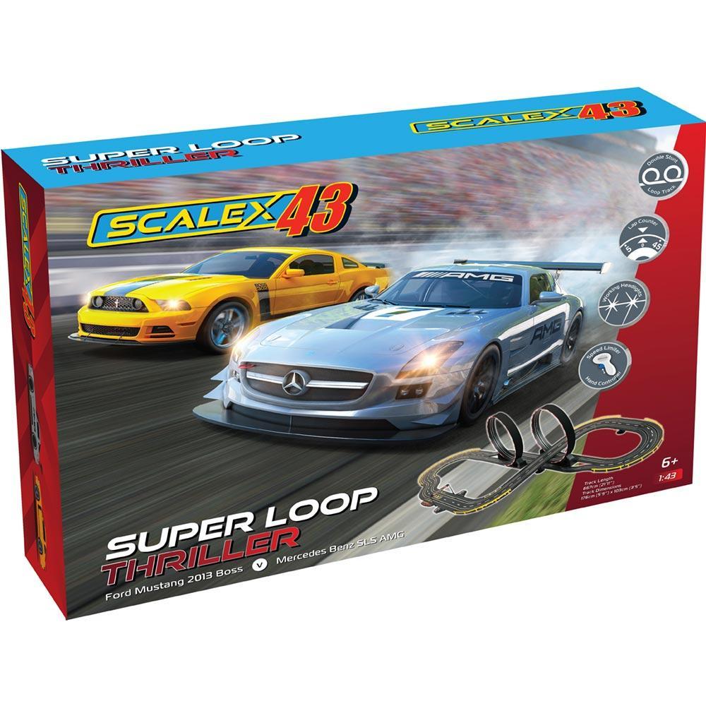 SCALEXTRIC SCALEX43 SUPER LOOP THRILLER SLOT CAR SET