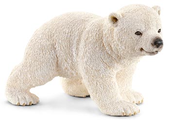 SCHLEICH - POLAR BEAR CUB WALKING - Toyworld Frankston