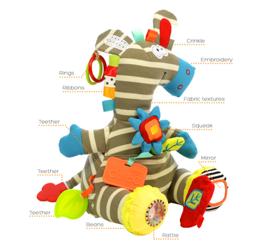 DOLCE TOYS - ACTIVITY ZEBRA - Toyworld Frankston