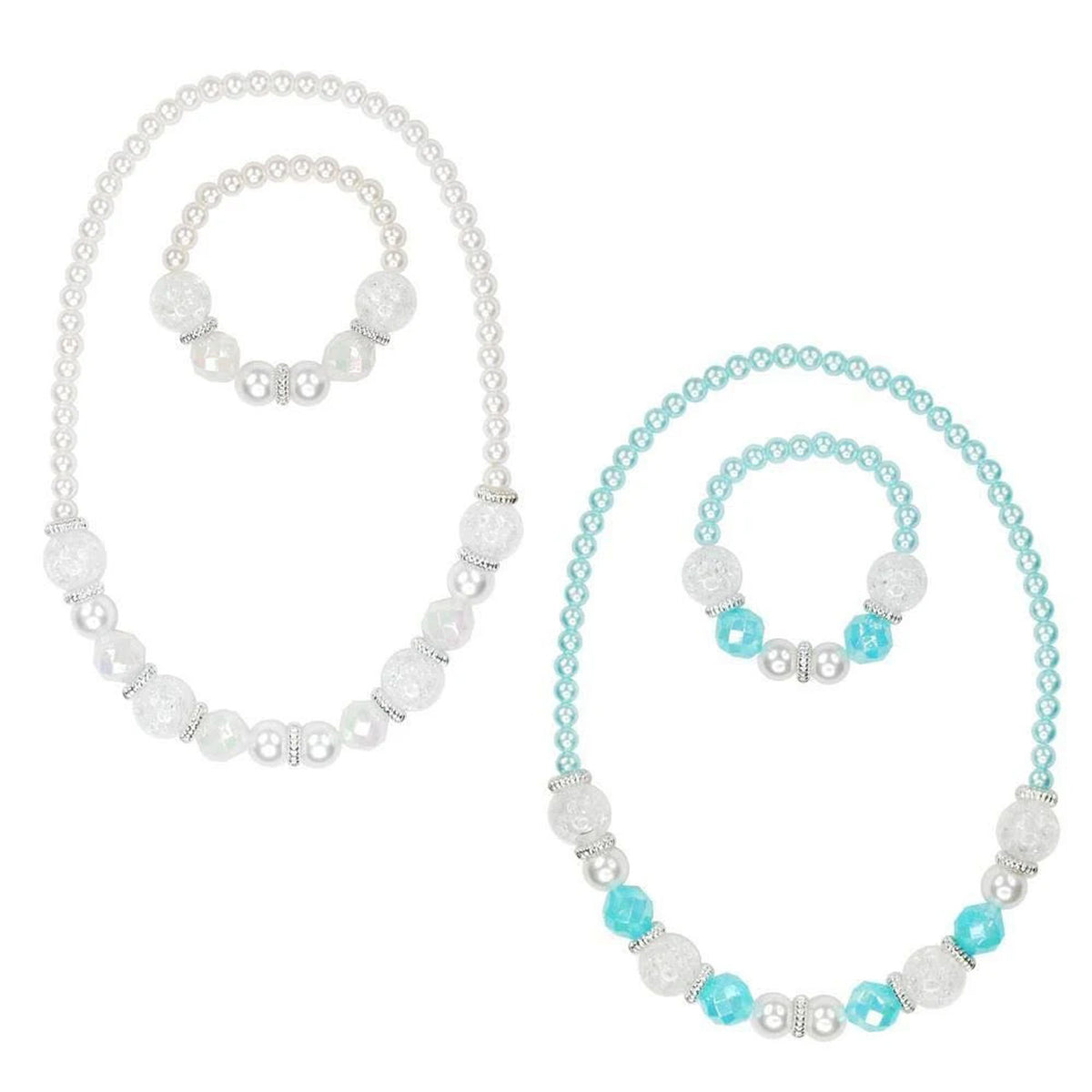 SNOW PRINCESS NECKLACE AND BRACELET