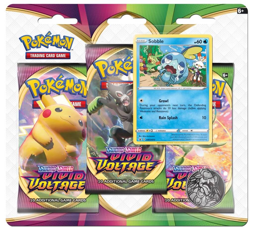 POKEMON SWORD AND SIELD - VIVID VOLTAGE TREE BOOSTER BLISTER - Toyworld Frankston