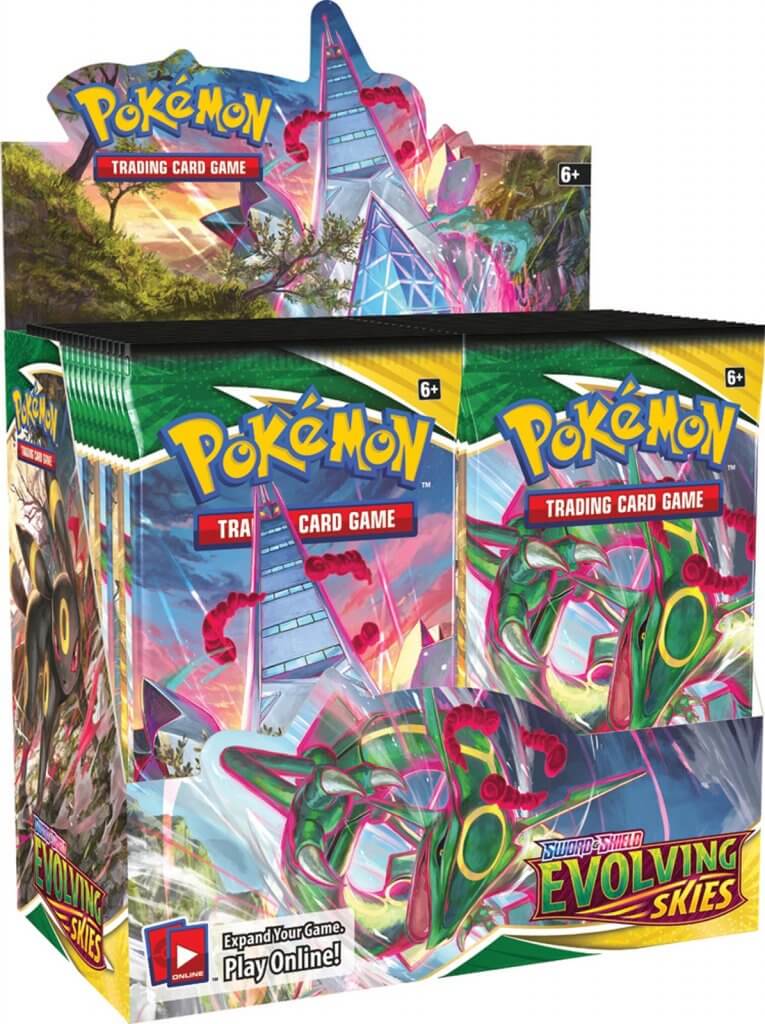 POKEMON TCG SWORD AND SHIELD 7 - EVOLVING SKIES BOOSTER - Toyworld Frankston