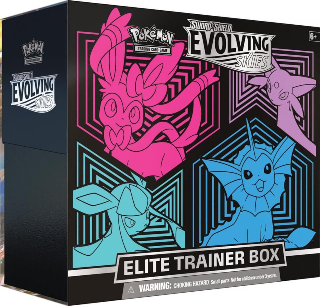 POKEMON TCG SWORD AND SHIELD - EVOLVING SKIES TRAINER BOX - Toyworld Frankston