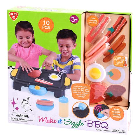 PLAYGO MAKE IT SIZZLE BBQ 10PC - Toyworld Frankston