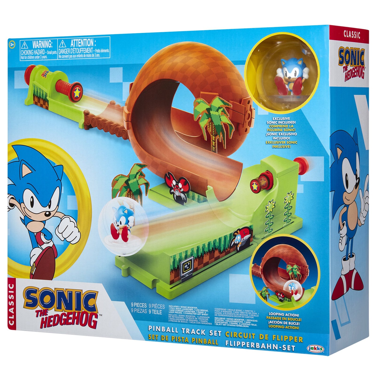 SONIC THE HEDGEHOG PINBALL PLA - Toyworld Frankston