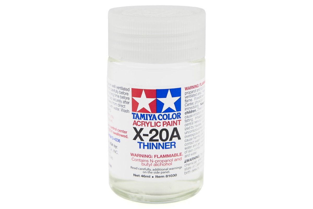 TAMIYA X-20A ACRYLIC THINNER (46ml) - Toyworld Frankston