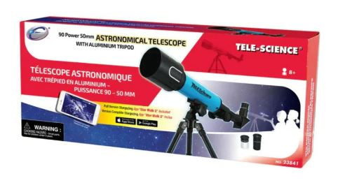 90 POWER 50MM ASTRONOMICAL TELESCOPE - Toyworld Frankston