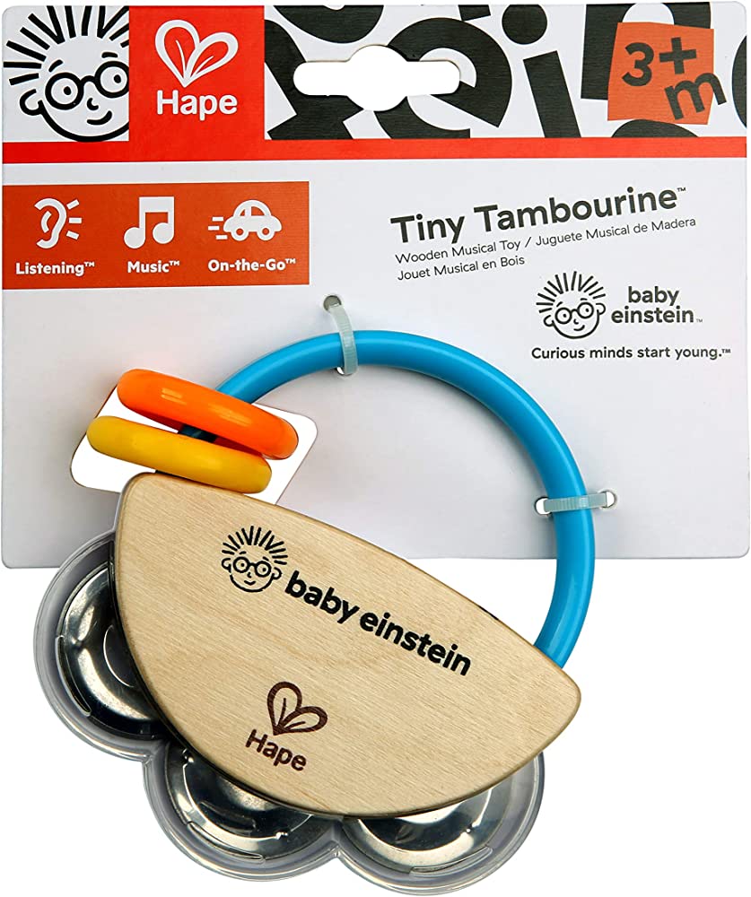 BABY EINSTEIN TINY TAMBOURINE - Toyworld Frankston