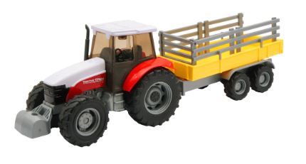 CLASSIC COUNTRY TRACTOR & OPEN TRAILER - Toyworld Frankston