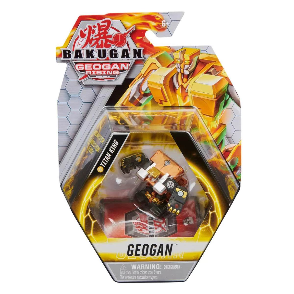 BAKUGAN GEOGAN SINGLE PACK TITAN KING - Toyworld Frankston