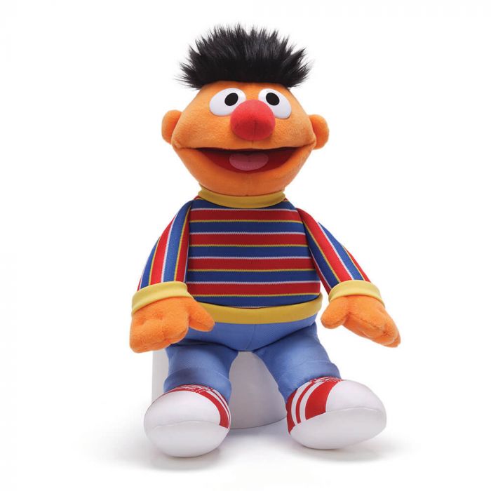 SESAME STREET ERNIE PLUSH 24CM - Toyworld Frankston