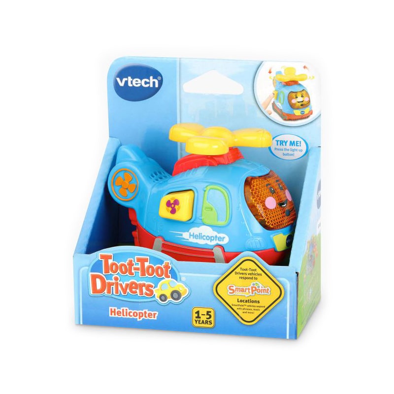 VTECH TOOT TOOT DRIVERS VEHICLE ASSORTMENT - HELICOPTER - Toyworld Frankston