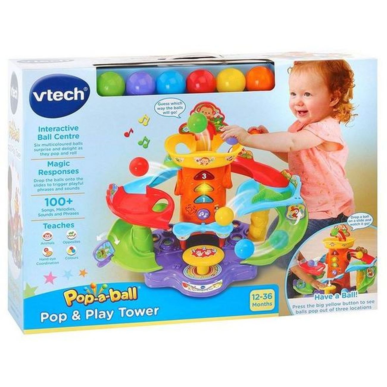 VTECH POP-A-BALL POP & PLAY TOWER | Toyworld Frankston | Toyworld Frankston