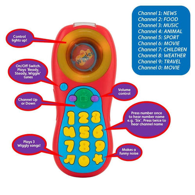 THE WIGGLES MY FIRST REMOTE CONTROL - Toyworld Frankston