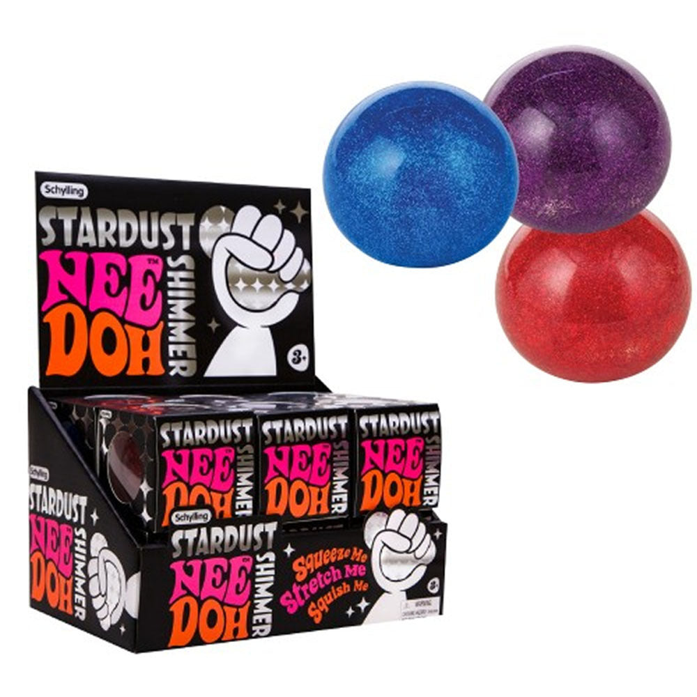 SCHYLLING - STARDUST SHIMMER NEE-DOH STRESS BALL - Toyworld Frankston