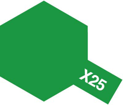 TAMIYA X-25 CLEAR GREEN - Toyworld Frankston