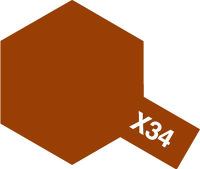 TAMIYA X-34 METALLIC BROWN - Toyworld Frankston