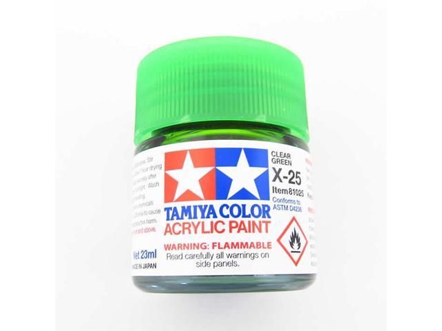TAMIYA X-25 CLEAR GREEN - Toyworld Frankston